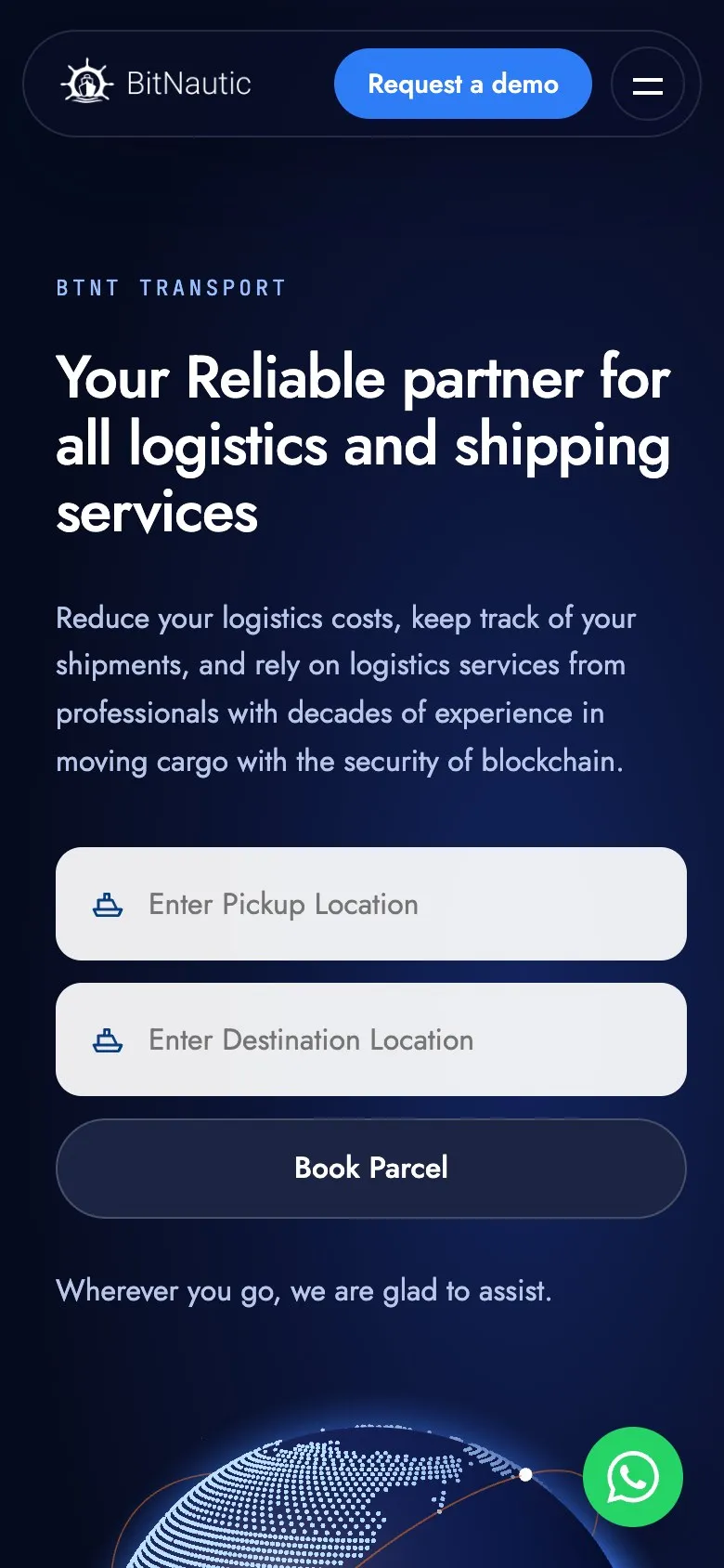 BTNT Transport on a phone
